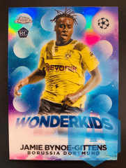 2022-23 Topps Chrome UEFA Wonderkids Jamie Bynoe-Gittens #W2 Rookie RC